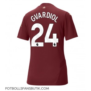 Manchester City Josko Gvardiol #24 Replika Tredje Tröja Damer 2024-25 Kortärmad